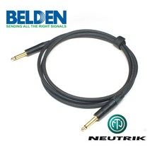 벨덴 8410 뉴트릭 커스텀 기타 케이블 1미터 BN-8410TS, 1m