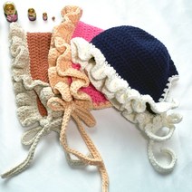 러블리 베이비보넷 뜨개 아기모자 DIY 2가지 사이즈 만들기, 모던베이비