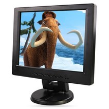노트북보조모니터 10-17 인치 LCD 모니터 데스크탑 컴퓨터 디스플레이 VGA 포트 블랙 화면 1024*768 해상도, [04] 15 INCH