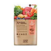 ANF 유기농 6FREE 플러스 강아지 사료, 6 free beef&salmon(소고기&연어), 1.8kg, 3개