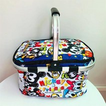 일본 만화 피크닉 바구니 아이스 팩 시원한 펭귄 야외 따뜻한 차가운 손 보관 가방 단열, Water색상Mickey