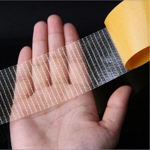 YX 20M 메쉬 고점도 투명 양면 그리드 테이프 유리 그리드 섬유 접착 테이프, 10mm