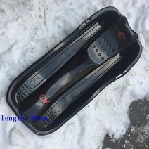 스노우 웨이크 보드 데크 세트 nicejnoga baby 왁스 썰매 스키 장비 toboggan tavola trineo nieve plastic ski wakeboard, 검은색
