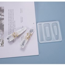 레진공예 레진아트 머리핀몰드 3종 머리핀 세트 모음 DIY 부자재, 머리핀몰드+실버 롱머리핀 3개