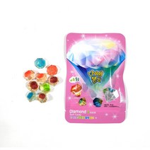 젤리 25g다이아몬드젤리 보석제리 다이아모양(추억의맛 문방구 불량식품 수입과자), 25g