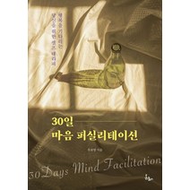 30일 마음 퍼실리테이션:행복을 기다리는 당신을 위한 셀프 테라피, 봄름, 9791190278614, 우보영 저