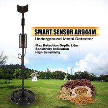 전자측정전자측정수중 금속 탐지기 지하 방수 모든 금 파인더 ar944m 스캐너 검색 파는 키트 테스터 보석 감지 깊이