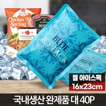 BUyuS휴대용 아이스팩 보냉팩 만들기 냉동팩 완제품대 40P 대형 일회용굿딜 브이숍, 아이스팩 완제품대 40P