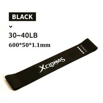 턱걸이밴드 근력운동 고무튜브 XCLOHAS 저항 밴드 운동 체육관 확장기 5 레벨 요가 필라테스 피트니스 탄성 고무 크로스 핏 장비, Black