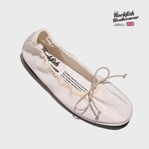 (국내매장 정품) ROCKFISH WEATHERWEAR 스크런치 플랫 - CREAM