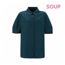 숲 볼륨 슬리브 칼라넥 블라우스(SX5SSCK)