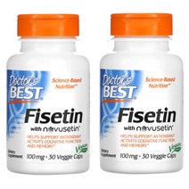 [1 1] 닥터스베스트 피세틴 노부세틴 100mg 30베지캡슐 검양옻나무 추출물 fisetin