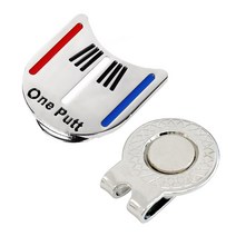 ONE PUTT 트리플트랙 삼선볼마커, 트리플트랙 삼선볼마커+자석 클립