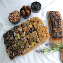 국내산 재료로 만든 아침대용 영양떡 호박 백미 흑미 무화과떡 약식, 11.무화과찰떡, 10개, 100g