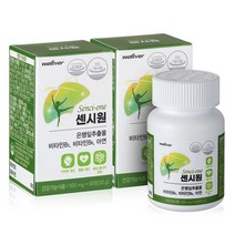 센시원 웰리버 은행잎추출물 혈액순환영양제 기억력 혈행개선 보충 제 품 혈관 약 2개월분, 센시원1+1병