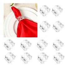 냅킨 링스 클로버 골드 실버 냅킨 버클 웨딩 크리스마스 생신 냅킨링 은 Clover Napkin Rings Serviette Buckle Rings Silver Gold, 실버 -12 PCS