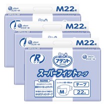(공식) 아텐토 신축 매직테이프(3회흡수) 중형 (22매)X3팩, 3팩, 22개