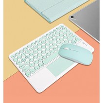 리얼포스 매크로키보드 리얼포스키보드 다얼유a87pro 커스텀키보드 리얼포스r3 IPad 키보드 및 마우스 콤보, 한개옵션2, 01 Green  Set, 한개옵션1
