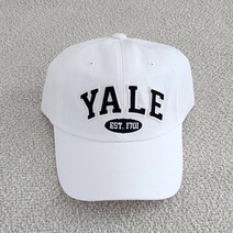 예일볼캡 깔끔한 사계절 야구모자 YALE EST1701 자수 로고 데일리