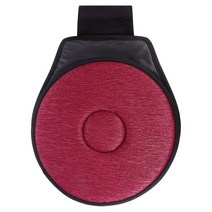 카니발회전시트 회전식 자동차 운전석 쿠션 패드 보호 베개 차량 커버 보호대, [03] Claret