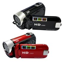레트로 캠코더 레코더 풀HD 디지털 카메라 1600만 화소, 블랙16GB