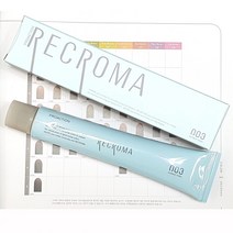 003 넘버쓰리 리크로마염색약+산화제+소도구/흰머리 새치머리 저자극염색, 1개, 8/03