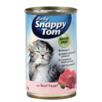 NEW스내피톰 캣 베이비 소고기 150g 15개 고양이 주식캔