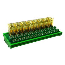 Hntermediate 릴레이 모듈 고전력 모듈 옵토 커플러 절연 8 채널 Idec 및 스프링 2 개 개방 및 2 개 닫기 D, 한개옵션0