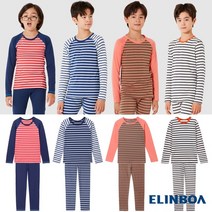 엘인보아 주니어 에어로웜 기능성내의 스트라이프 4종 택1