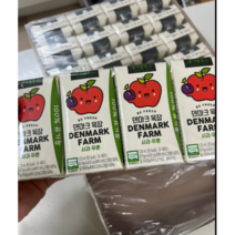 동원 덴마크목장 유기농 주스 사과 푸룬 120ml x 32개, 상세참조