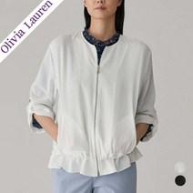[올리비아로렌] 밑단셔링 숏 점퍼 VOCCLXM4311