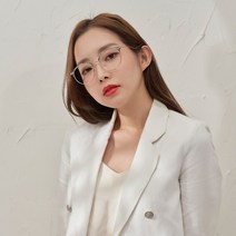 룩스토어 데일리 동글이하금테 투명안경 블루라이트차단안경 변색렌즈