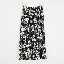 드레스유 여성 모빌 밴딩 플라워 스커트