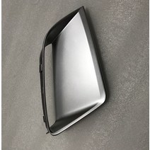 전차종바디킷 자동차 범퍼 튜닝 호환 자동 전면 하단 안개등 그릴 그릴 커버 프레임 자동 a6 a7 전면 그릴 rs7 rs6 실버 트림으로 업그레이드, RS7 플레이트 오른쪽