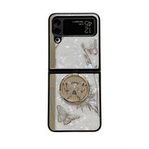 호환 플립 4 케이스 킥스탠드 여성용 명품케이스