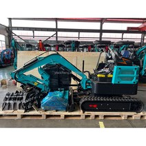 미니포크레인 미니굴삭기 농업용 소형 1톤 굴착기 굴삭기 미니 2 T 컴팩트 사이드 스윙 기능 포함, [01] 빨간