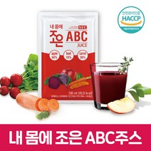 ABC 착즙 주스 100ml 30포 일반박스 (국내산 사과 당근 비트사용), 일반박스100ml, 60포