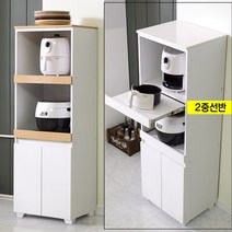 모드니가구-국산-완제품- LPM렌지대 (2단형 이중선반) 전자렌지대 주방수납 전자렌지다이 렌지대수납장 전자렌지수납 밥솥수납 밥솥다이 에어프라이어수납 정리 진열 틈새 그릇장 베란다, LPM.2단렌지대-오크
