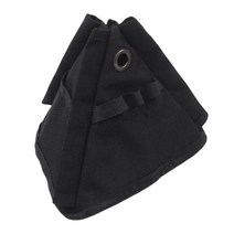 캠핑 팬 삼각대 가방 경량 V600 한국 F1/F2/V600 롤 종이 가방 하이킹 낚시, 22.5cm x 17cm, 캔버스, 검은색