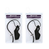 금양 원투낚시용 오픈 핑거글러브 2개입, 가죽(블랙) 2개입