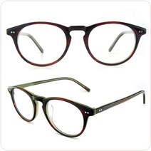 5548-06 명품 수제 뿔테 안경테 수입 근시 둥근얼굴 남성 사각 라운드