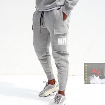 남성_짐웨어_머슬_바지_체육복_카고_츄리닝_헬스복_머슬핏_트레이닝_운동복_운동바지_슬림핏_헬스바지 5E5B