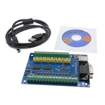 CNC 드라이버 보드 브레이크 아웃 USB MACH3 조각 기계 MPG 스테퍼 모션 컨트롤러 카드 포함 5 축, 한개옵션0