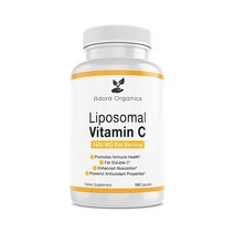 아도라 리포조말 비타민C 1400mg 포스파티딜콜린 180베지캡슐, 1개, 기본