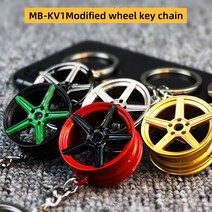 키링 휠 림 허브 미니 키 체인 키 체인 키 링 펜던트 JDM 헬라플러시 아연 합금 자동차 트럭 TE37 CVT MB 디자인