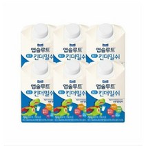 앱솔루트 킨더밀쉬 200ml, 우유맛, 6개