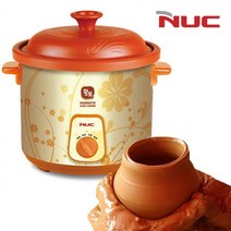 NUC엔유씨 균일열전달 숨쉬는 황토 슬로우쿠커(3.5L) 스마트 가정용 홍삼, 공간마켓 본상품선택, 공간마켓 본상품선택