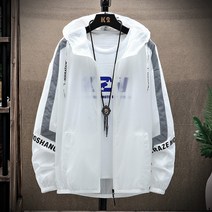 남성 여름 얇은 청소년 후드 바람막이E1107