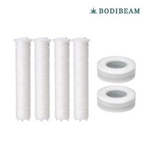 [업체배송] 바디빔 샤워기 필터 2종 세트(세디먼트4p+카본링2p)