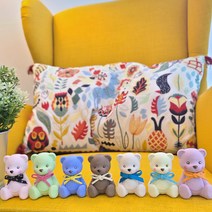 포슬포슬 곰돌이 석고 방향제, 중, 블루, 어벤투스